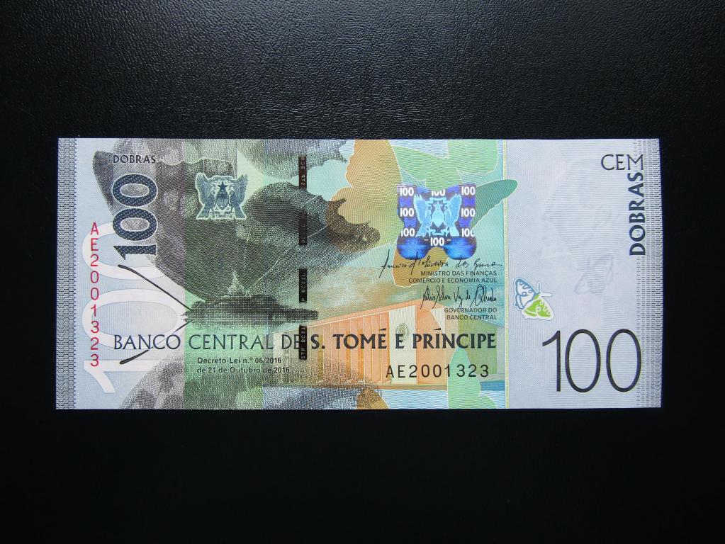 Cан-Томе и Принсипи - 100 добра 2016 г. UNC.
