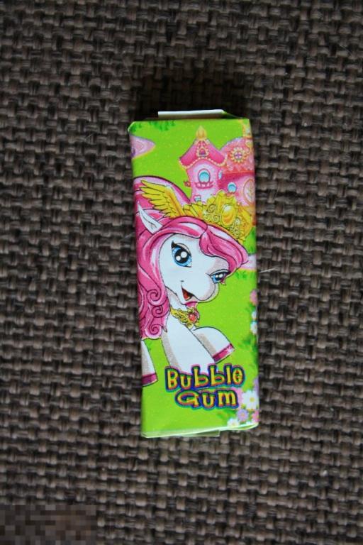 RARE! жевательная резинка bubble gum DRACCO Filly 2013 единороги 