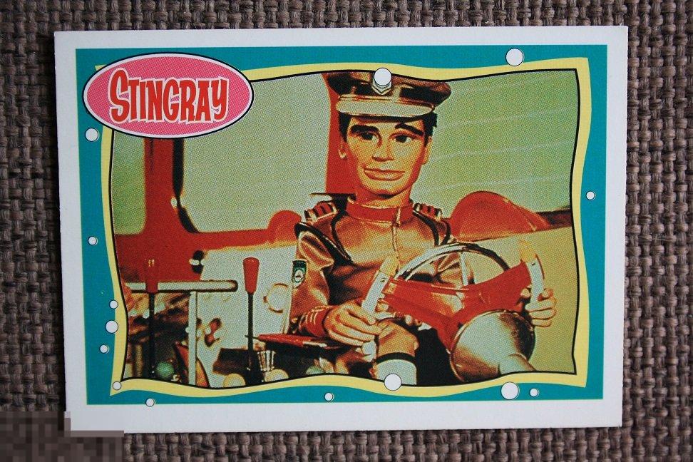 SALE 1277 вкладыш картон card STINGRAY 1993 Великобритания №2 