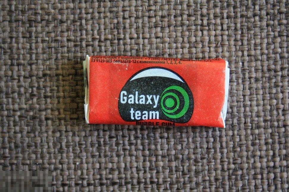 Жевательная резинка bubble gum GALAXY TEAM К-Артель Россия K-Artel 