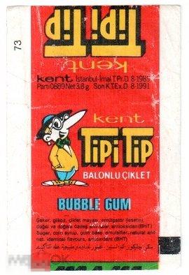 6223 обертка sticks пачка TipiTip KENT 73 Турция 8.1989 