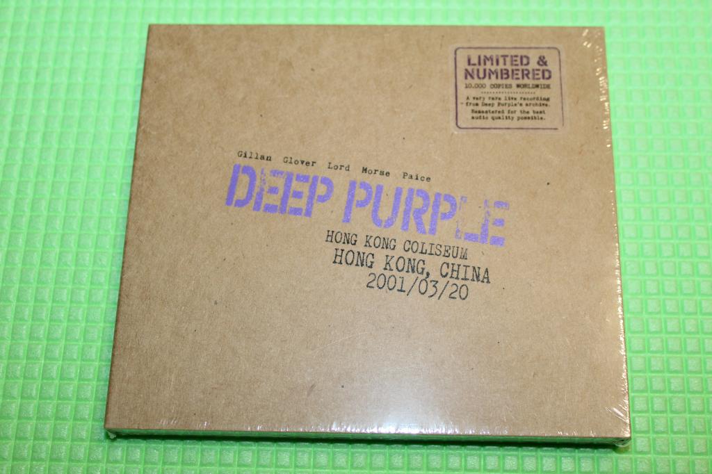 Deep Purple / Live In Hong Kong, China 01 / Germany 2CD TRANSP.SLIPCASE