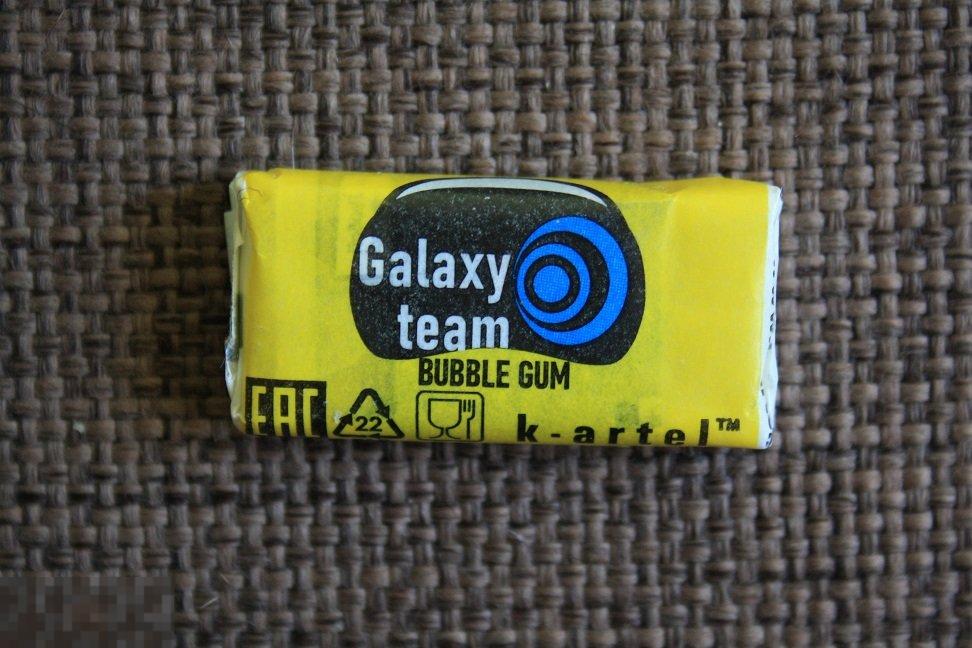 Жевательная резинка bubble gum GALAXY TEAM К-Артель Россия K-Artel 