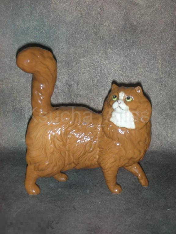 Рыжая персидская кошка   Англия  Royal Doulton 