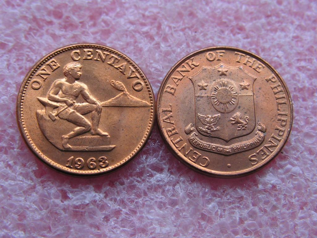 Филиппины 1 сентаво 1963 unc