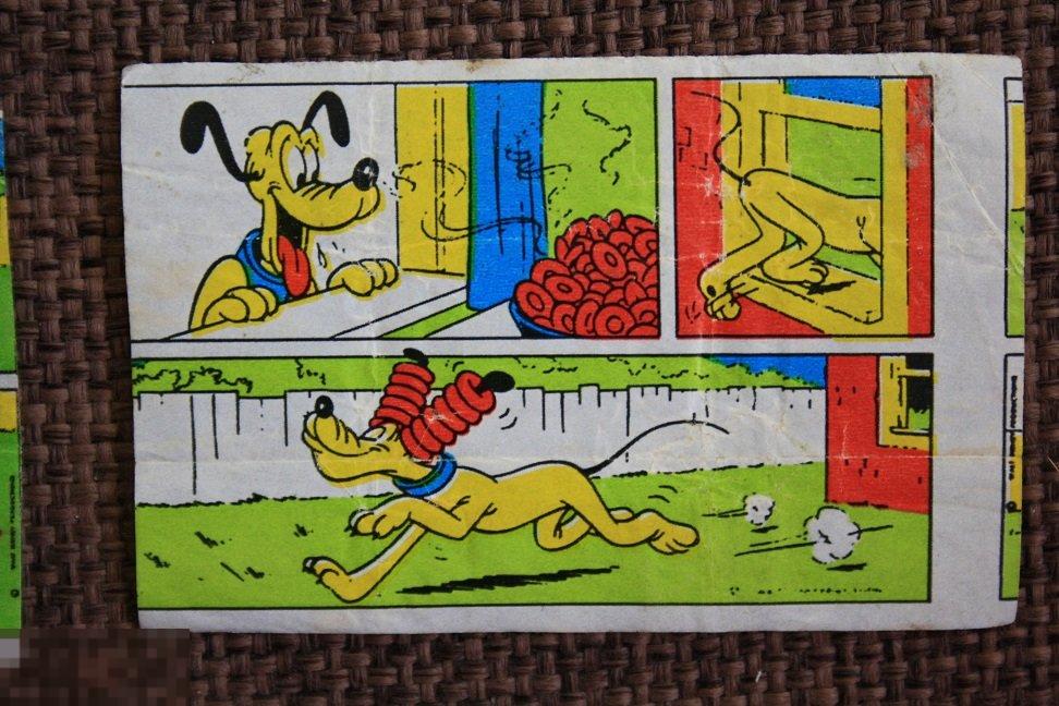 Вкладыш от жвачки Donald 1-103 удлиненный без метки №12 