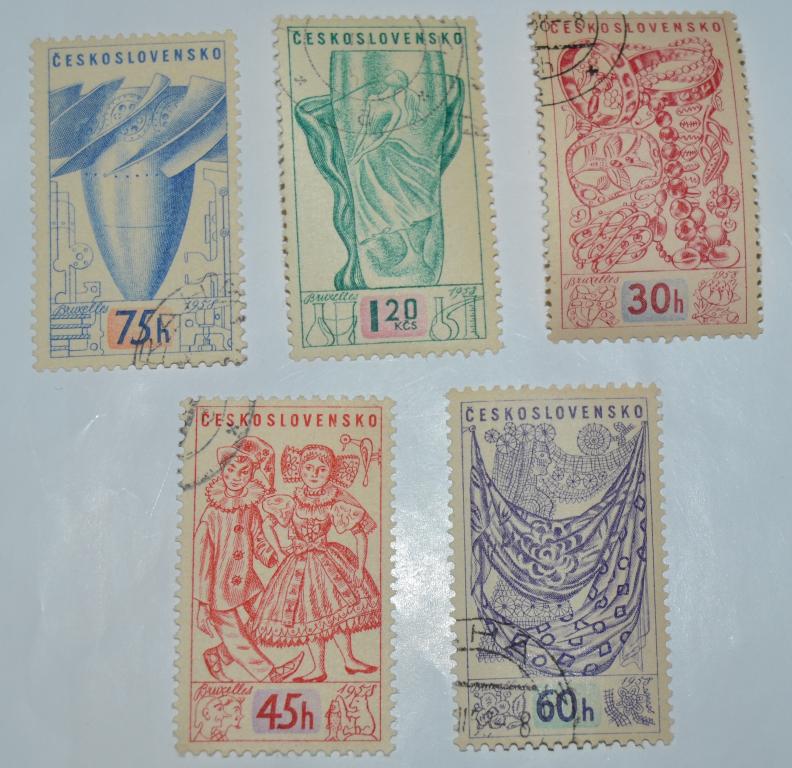 Чехословакия 1958 год Всемирная выставка «Брюссель. 1958» (Бельгия) Гаш &