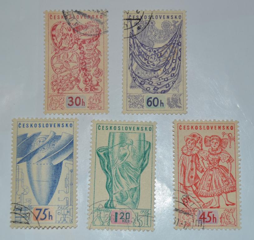 Чехословакия 1958 год Всемирная выставка «Брюссель. 1958» (Бельгия) Гаш & 2