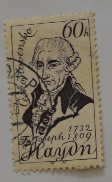 Чехословакия 1959 год  Гайдн - 150 лет со дня смерти Гаш &