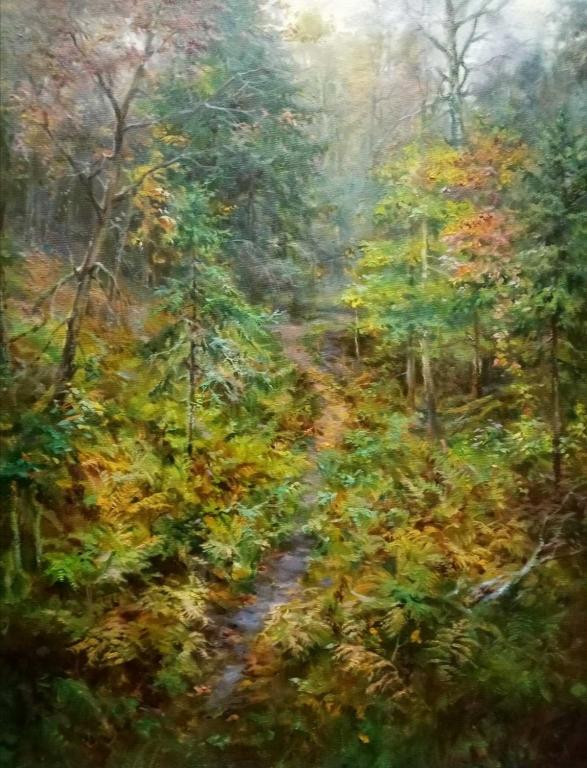 Авторская картина Воротилова С.В. "Папоротники"