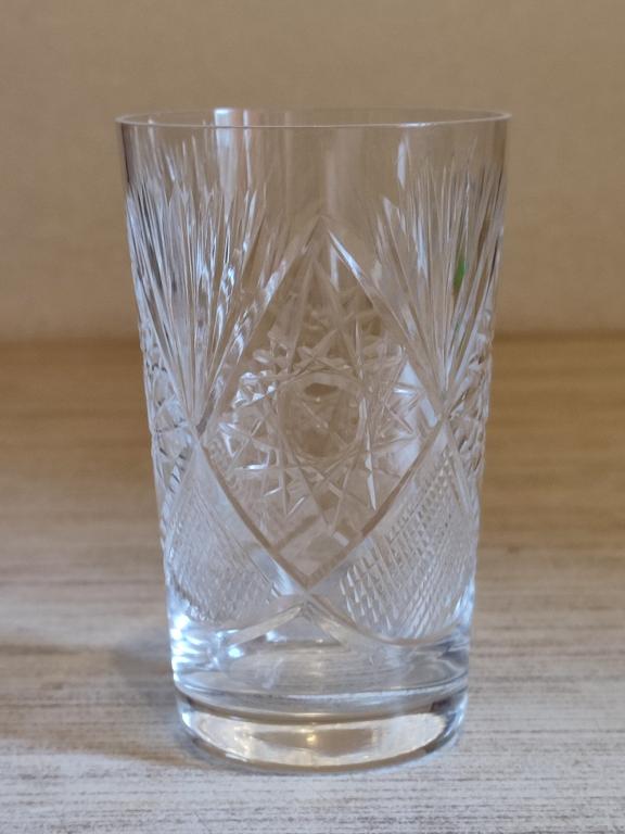 Стопка. Рюмка. Стаканчик. Хрусталь. СССР. Высота - 8,5 см., диаметр - 5 см.(3).