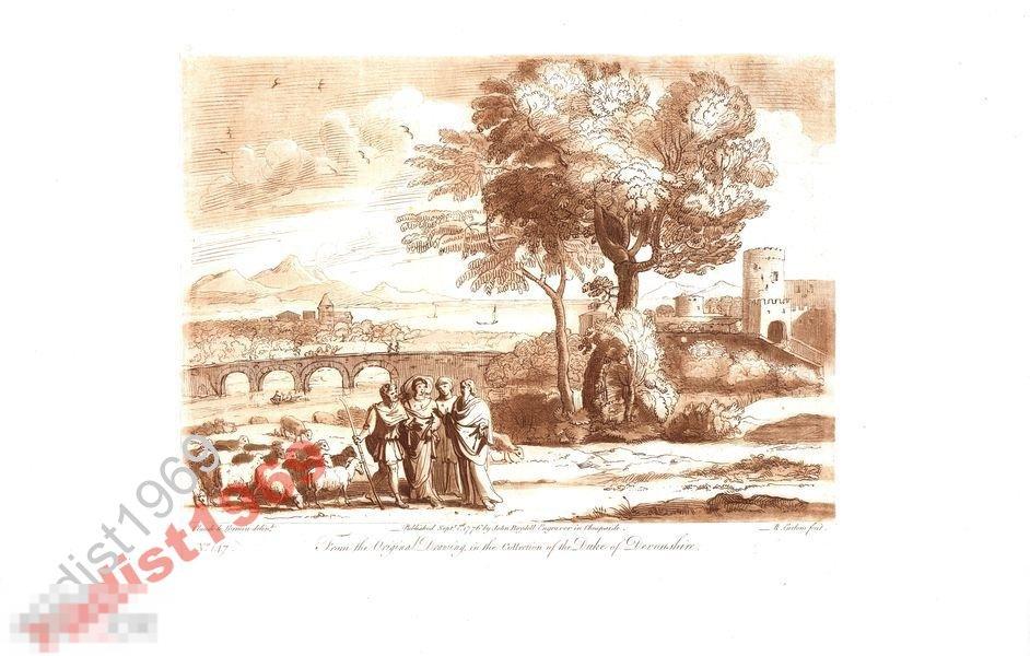 1776  РИЧАРД ИРЛОМ. КЛОД ЛОРРЕН. БЕСЕДА С ПАСТУХОМ 