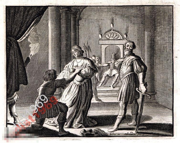 Ок. 1700 г. КАТС. ЖАНРОВАЯ СЦЕНА. МОЛЬБА 