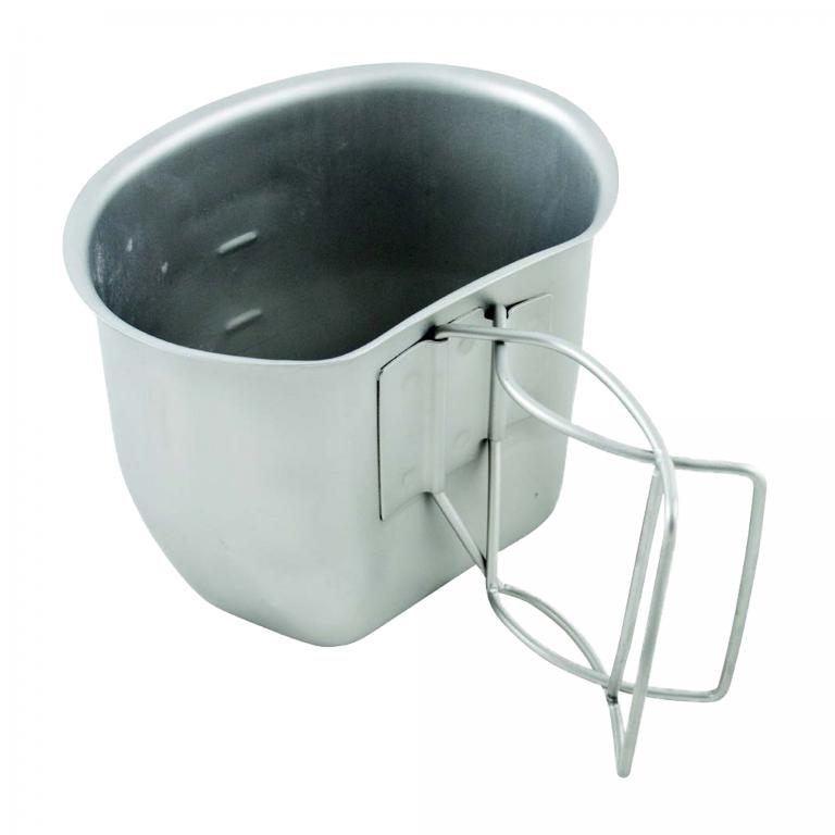 Кружка BCB Campingbecher Crusader Cup Canteen silber