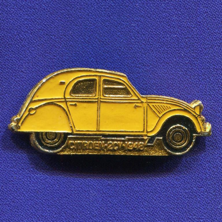Значок «CITROEN 2CV 1948» Алюминий Булавка