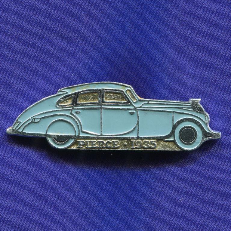 Значок «PIERCE 1935» Алюминий Булавка