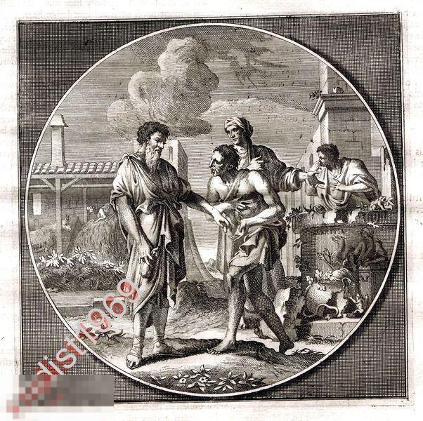 Ок. 1700 г. ЯН ГУРЕ. ПРИТЧА О БОГАЧЕ 2. БИБЛИЯ. КАТС 