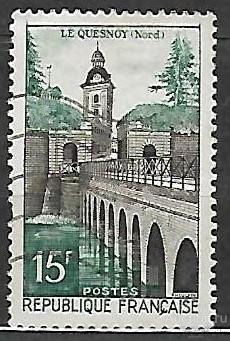 Франция. 1957. Туризм. г. Ле-Кенуа. Гашение.