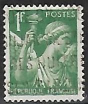 Франция. 1939. Богиня Ирис. Гашение.