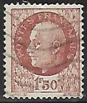 Франция. 1942. Маршал Петен. Гашение.