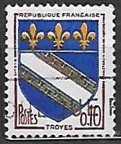 Франция. 1963. Герб г. Труа. Used.