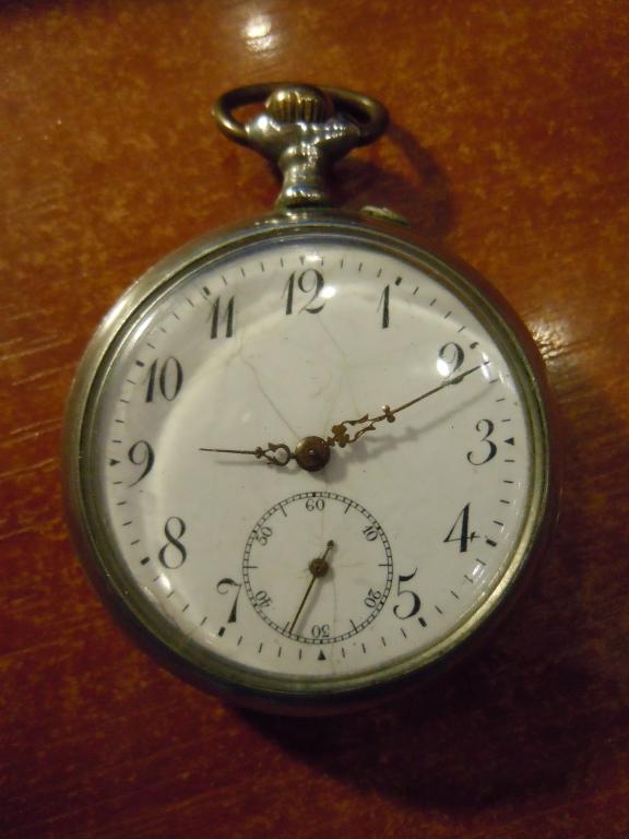 Часы карманные Швейцария, начало 20 века, серебро