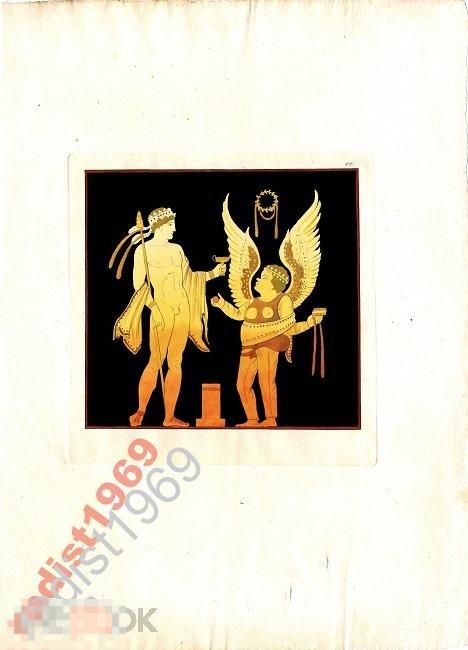 БОЛЬШОЙ ЛИСТ 1790-е ТИШБЕЙН. АНТИЧНЫЕ ВАЗЫ. СУПЕР! 