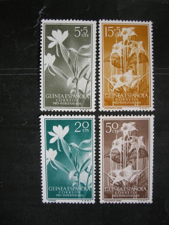 Испанская Гвинея 1956  флора: цветы   MNH