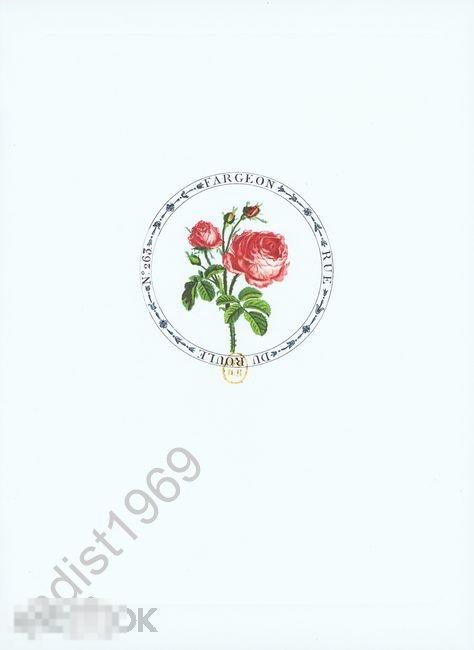 БОЛЬШОЙ ЛИСТ 1963 г. ЦВЕТЫ. СТОЛИСТНАЯ РОЗА. СПАЕНДОНК 