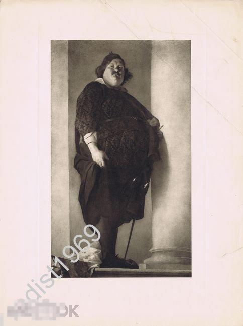 БОЛЬШОЙ ЛИСТ 1900 г. `ПОРТРЕТ ГЕНЕРАЛА БОРРО`. ДИЕГО ВЕЛАСКЕС 