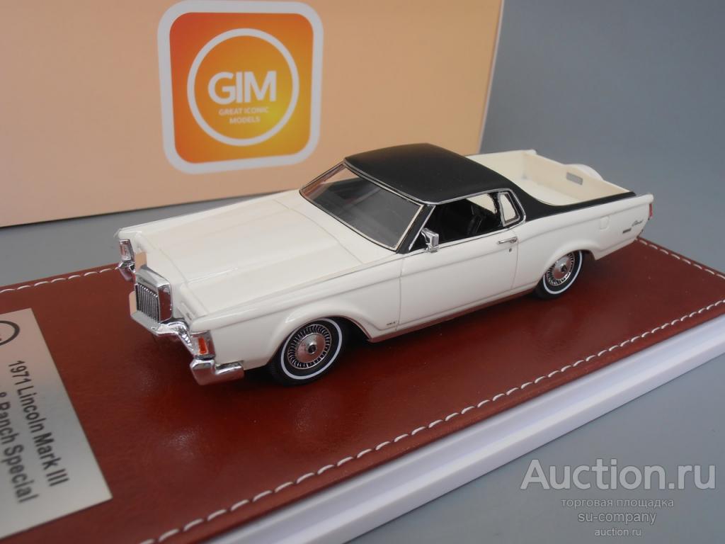 LINCOLN MARK III 1971 BEIGE/BRAUN, 1:43 GIM (Neu und originalverpackt) in Suhr für CHF 119 - mit
