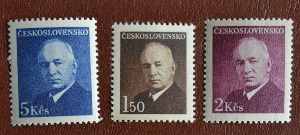 Чехословакия 1948 год Президент Др. Эдвард Бенеш (1884-1948)  MNH &