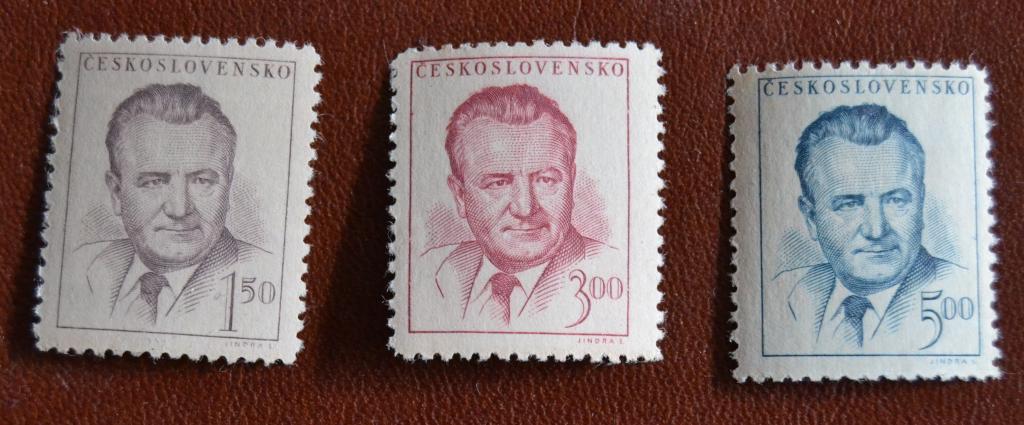 Чехословакия 1948 год Президент Клемент Готвальд. Стандарт. MNH & 2
