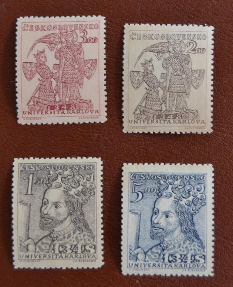 Чехословакия 1948 год 600 лет со дня основания Карлова университета MNH & 2