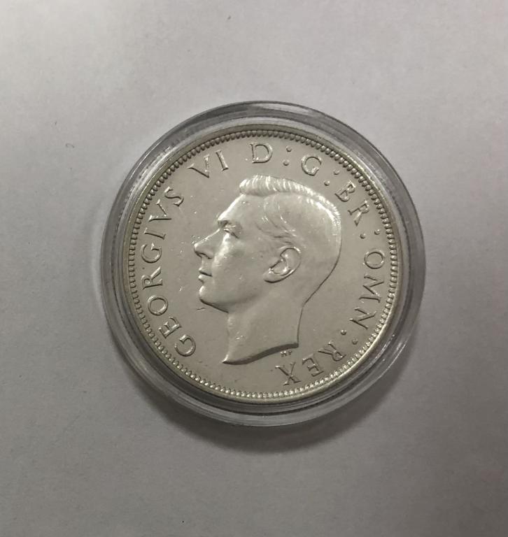 Великобритания 1/2 кроны 1937 СЕРЕБРО