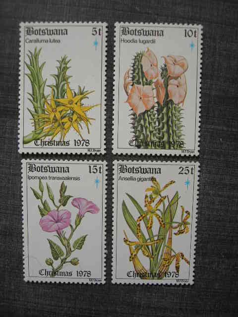 Ботсвана 1978 Рождество: цветы     MNH