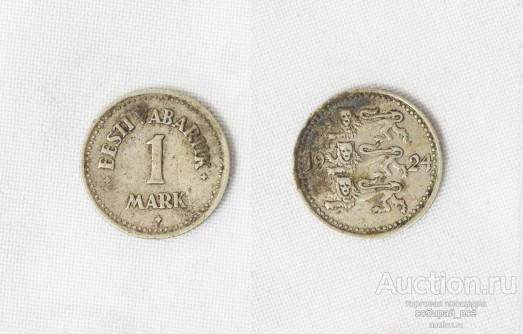 Монета 1 марка 1924 года Эстония (35/2)
