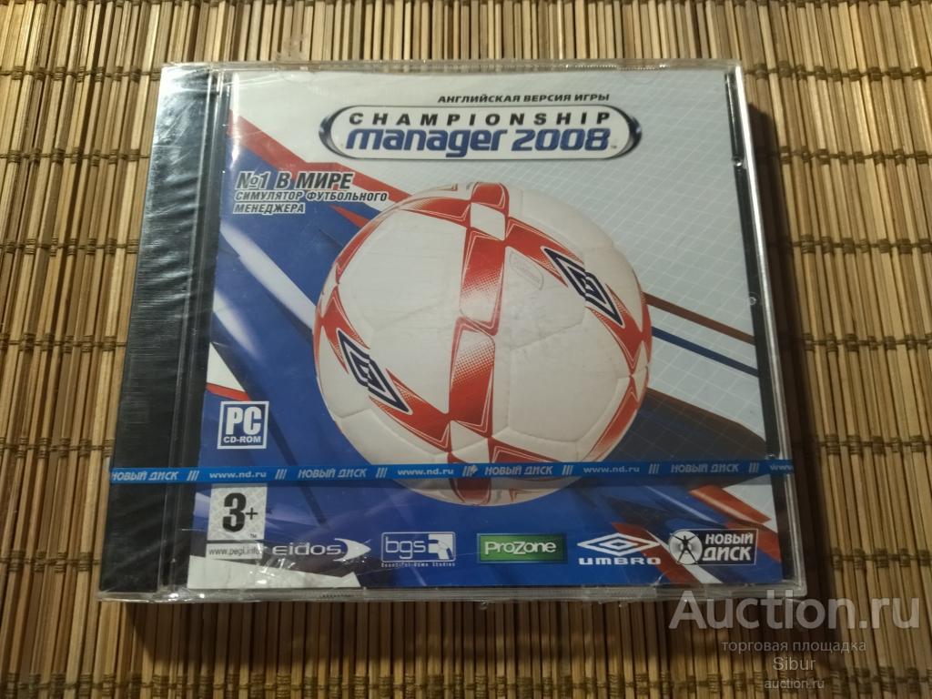 PC CD Championship Manager 2008//новый//запечатанный//001-2026