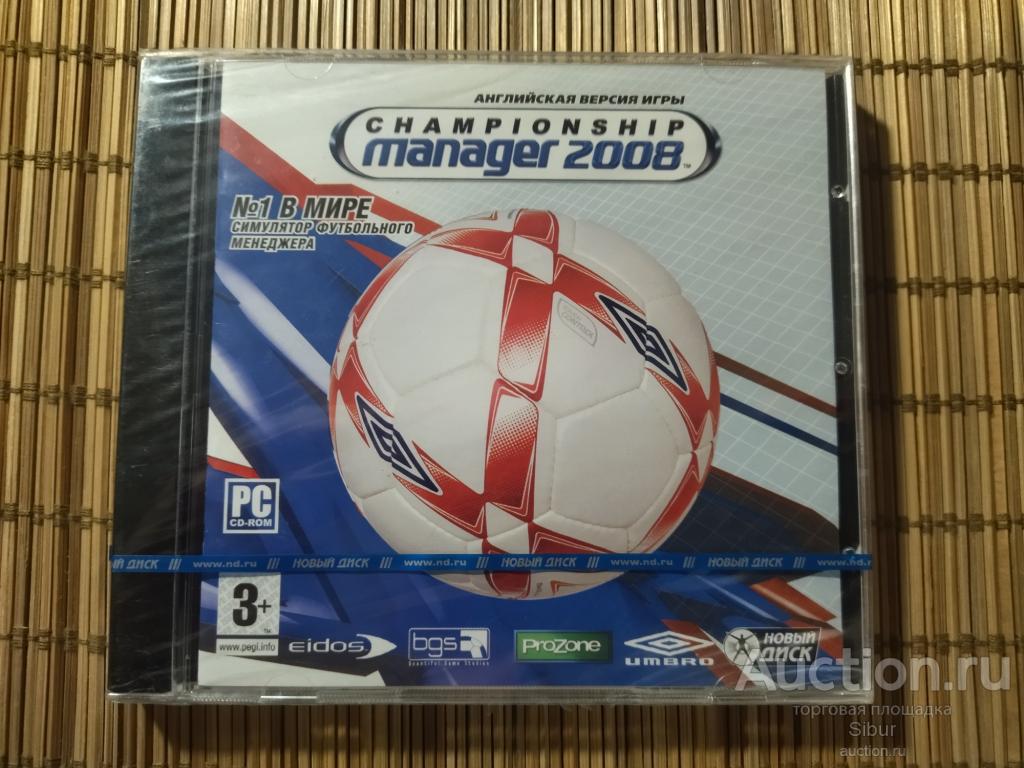 PC CD Championship Manager 2008//новый//запечатанный//001-2037