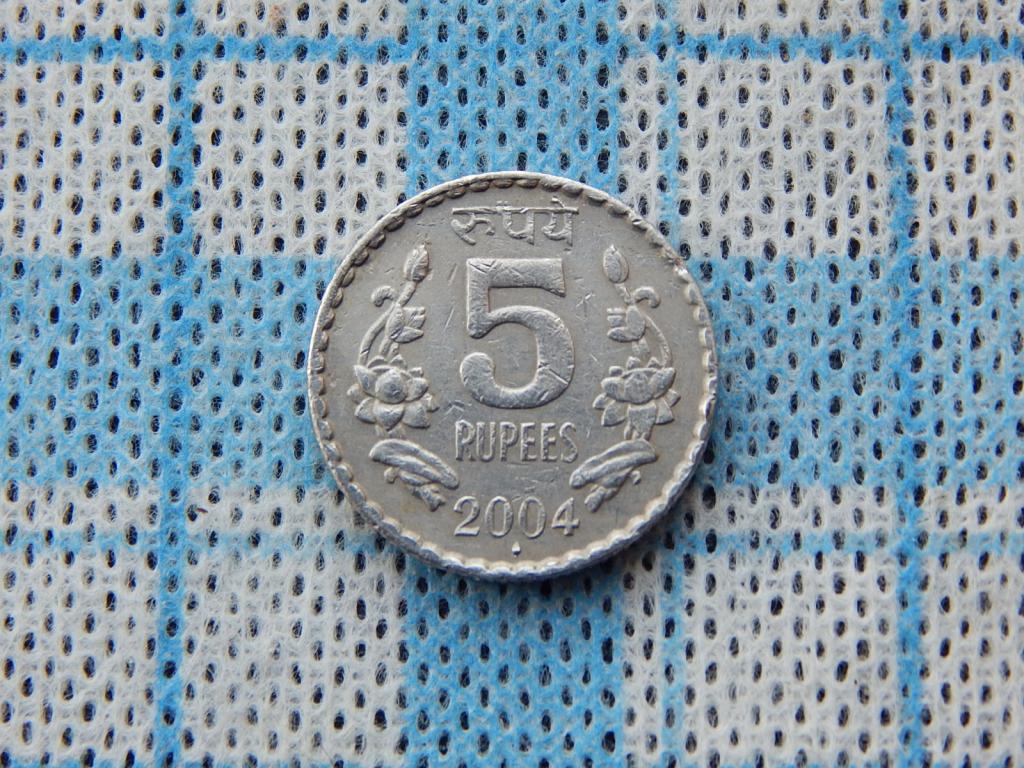 5 рупий 2004 года Индия Ат61