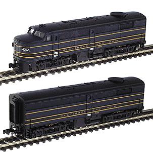 9мм.(N) Тепловоз FA2/FB2 Baltimore&Ohio