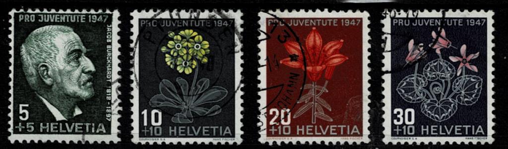 ПОЧТОВЫЕ МАРКИ Швейцарская Конфедерация 1947 г. Больше лотов в профиле