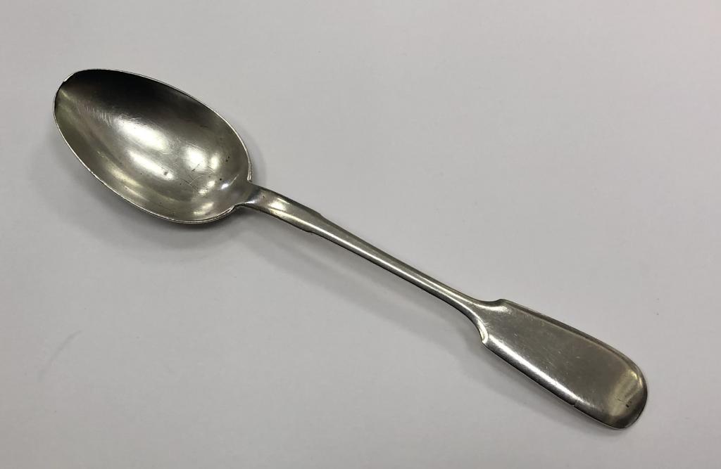 Ложка столовая СЕРЕБРО 84 проба, вес 65 грамм
