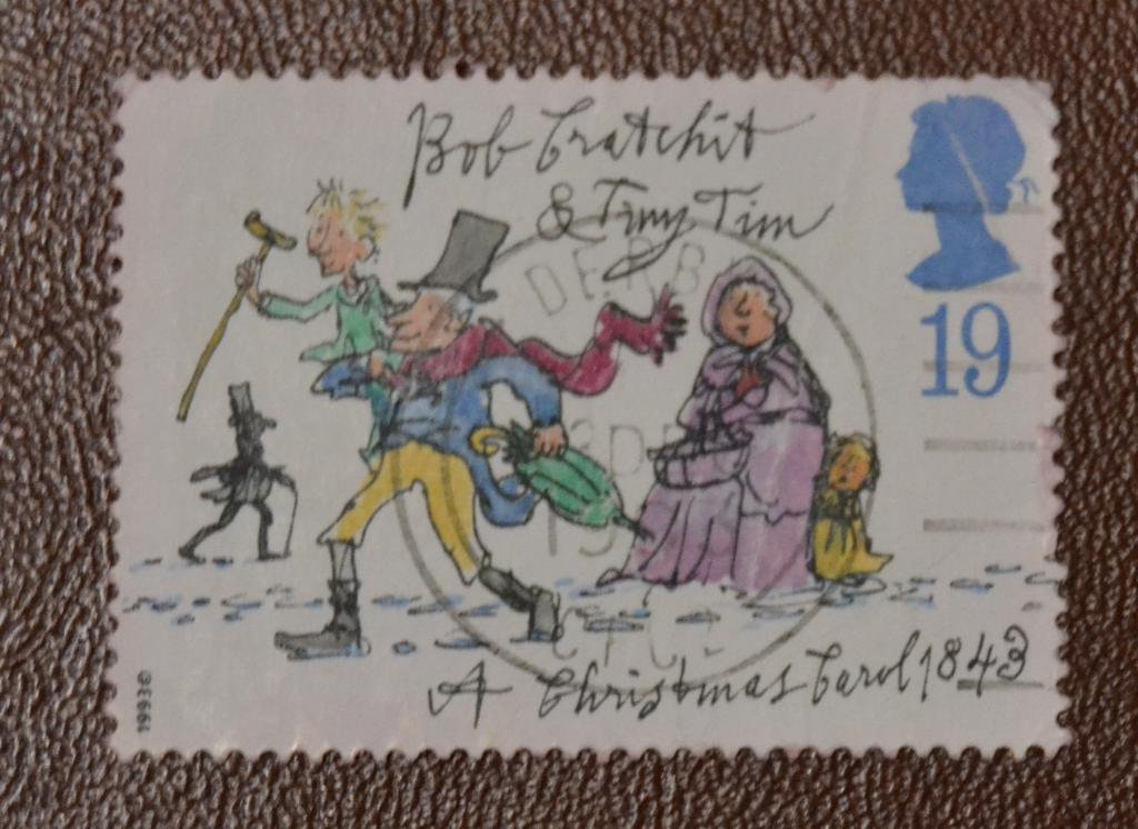 Великобритания 1993 г. Рождество Боб Крэтчит и Крошка Тим Гаш