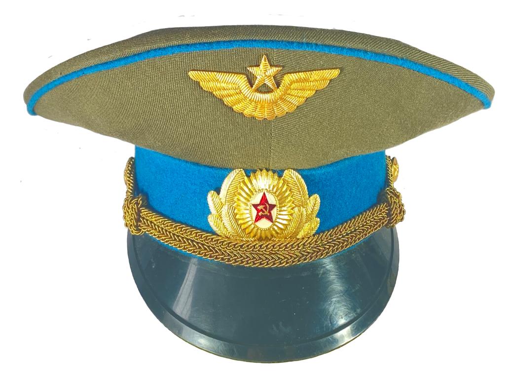 Фуражка летчика офицера ВВС СССР повседневная размер 54 с хранения ...