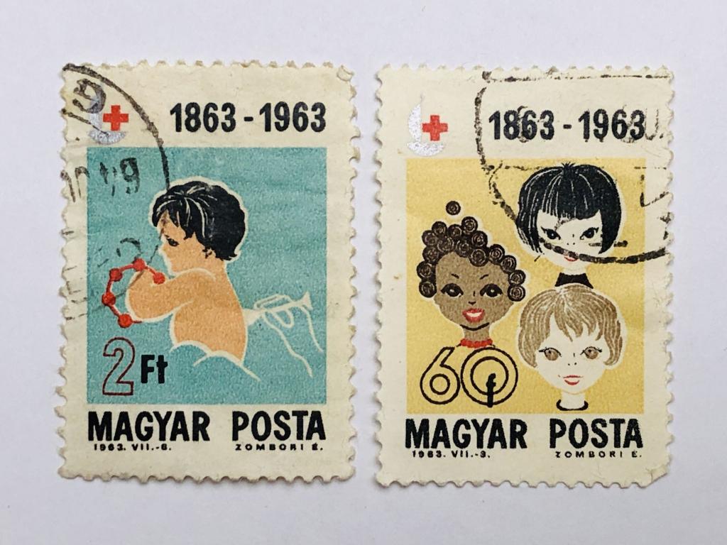 Красный крест. Дети. Неполная серия. Венгрия. 1963. Mi: HU 1946A,1949A. Гашен