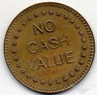 Жетон игровой США NO CASH VALUE FREEDOM Орел 20_11_14