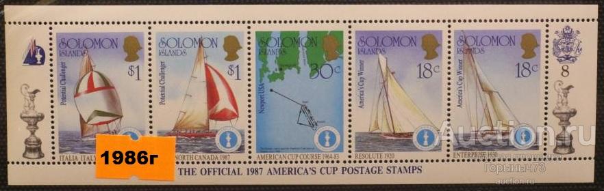 Соломоновы о-ва 1986 сц MNH