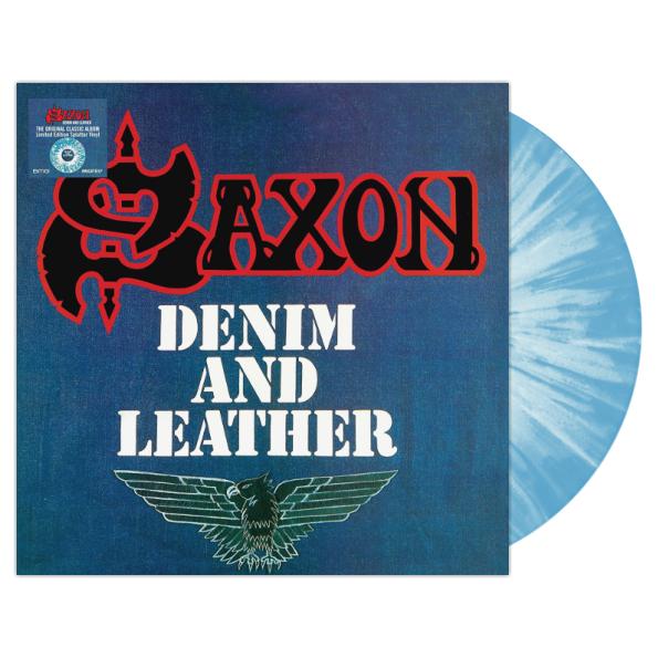 Saxon / Denim and Leather (Coloured Vinyl)(LP)