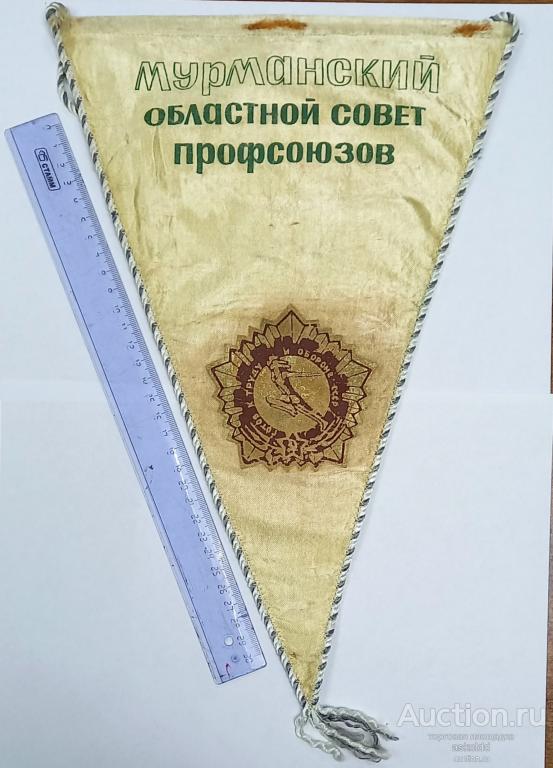 Вымпел Мурманский областной совет профсоюзов ГТО